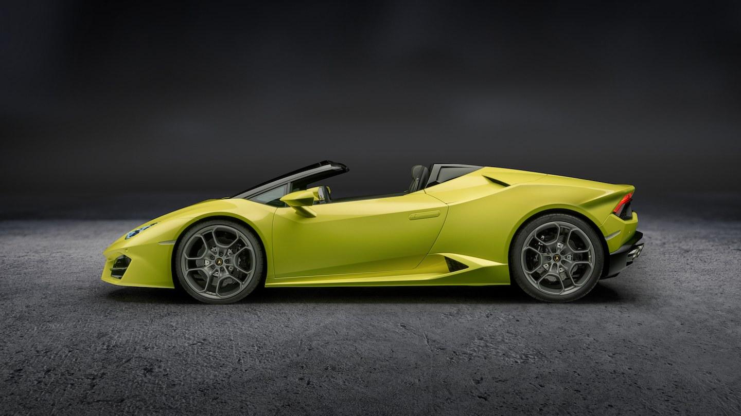 Katto Ja Neliveto Pois Raju Lamborghini Huracan Rear Wheel Drive Spyder