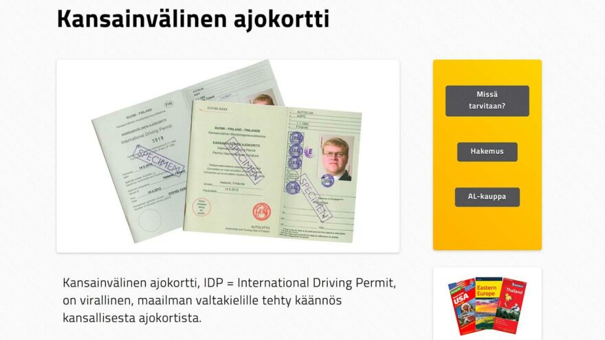 Kansainvälinen ajokortti