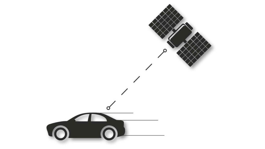 satelliitti ja auto