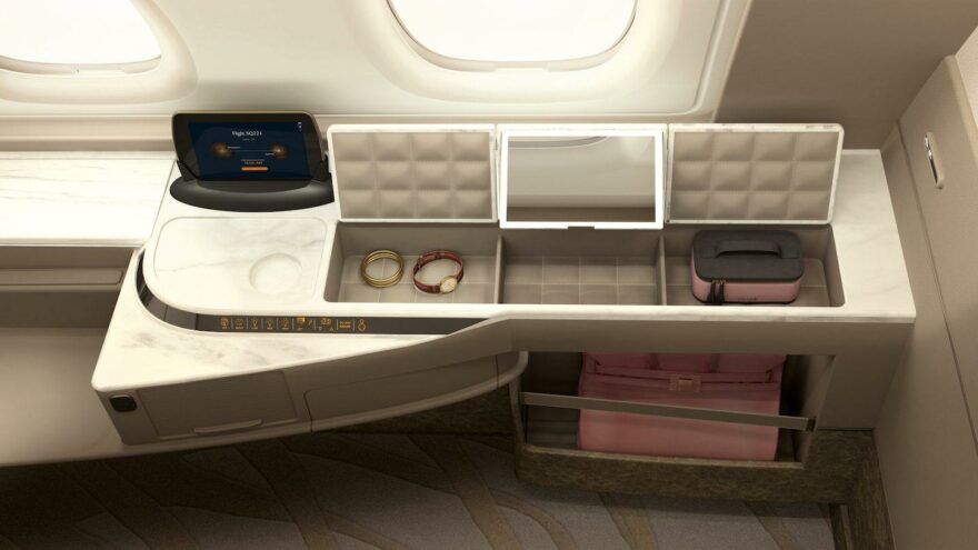 Lentomatkusta sviitissä Singapore Airlines A380 First Class Suite