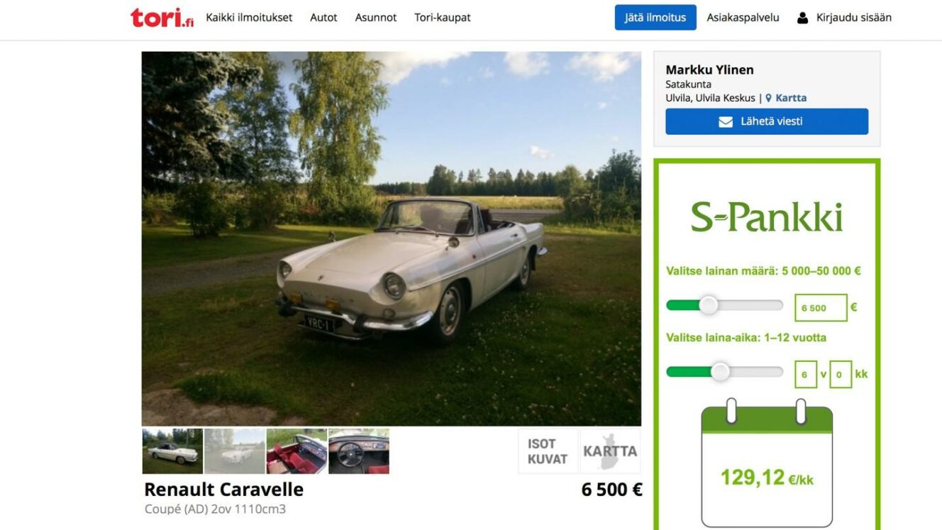 Renault Caravelle - Tori.fi