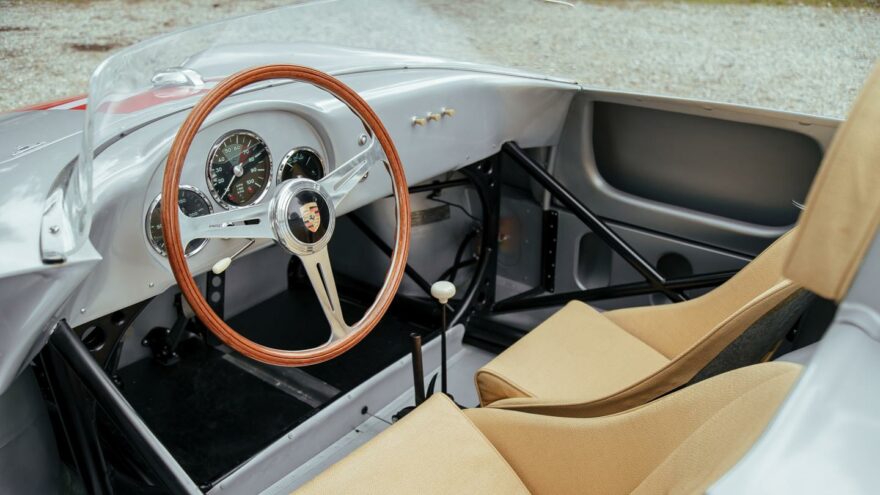Porsche 550 A Spyder interior - RM Sotheby's