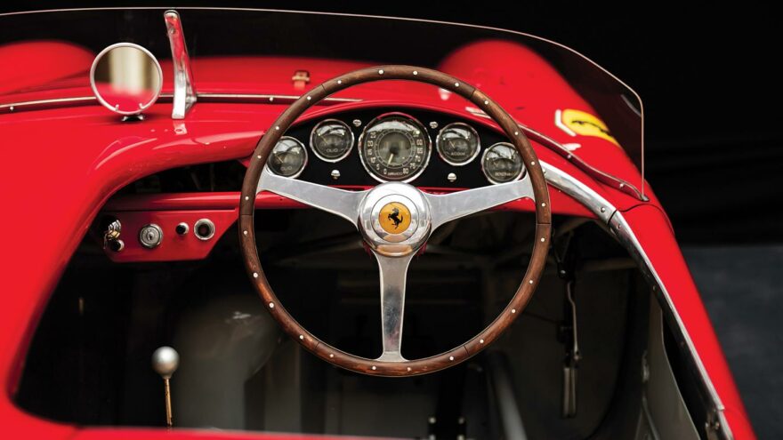Ferrari 500 Mondial Spider cockpit - RM Sotheby's