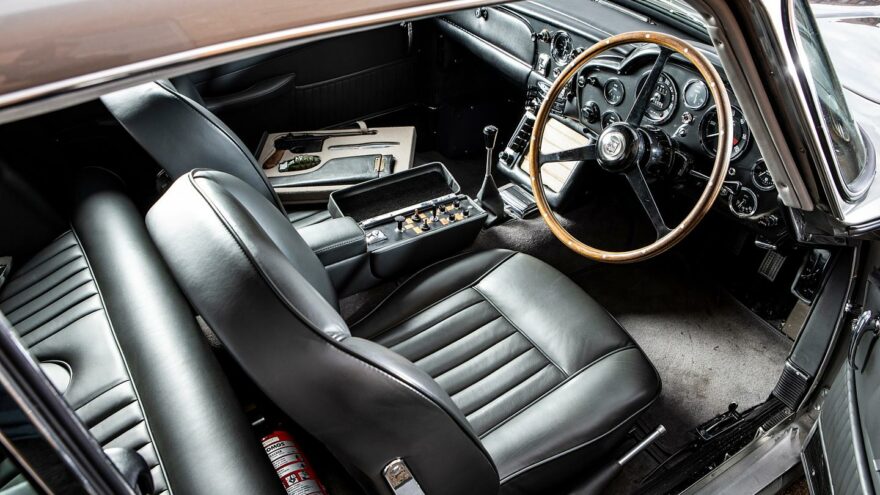 Aston Martin DB5 "Bond" interior - RM Sotheby's