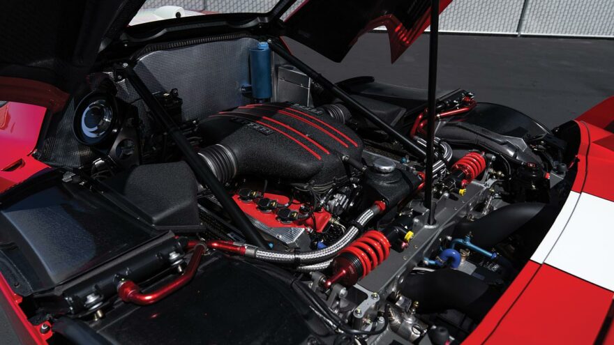 Ferrari FXX engine - Sothebys