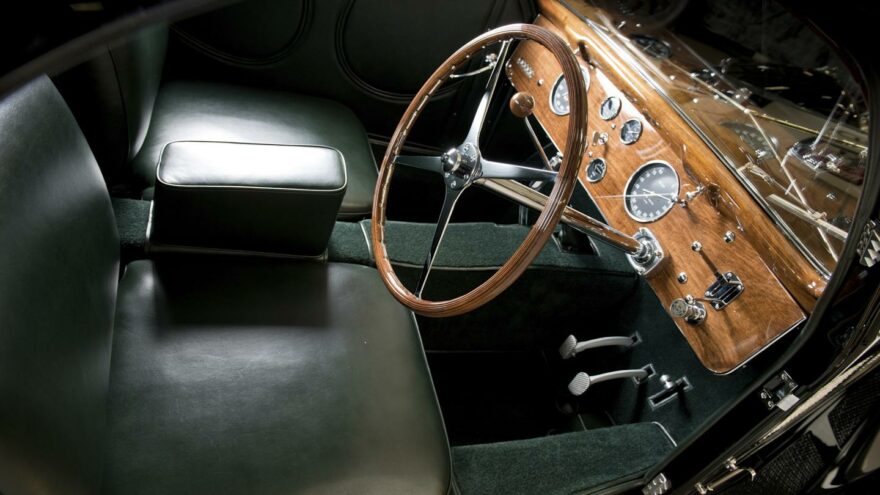 Bugatti Type 57SC Atalante interior - RM Sotheby's