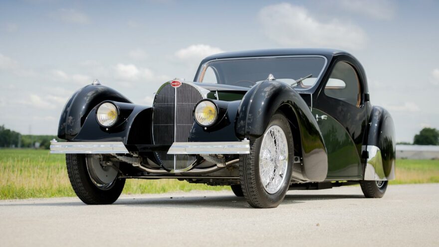 Bugatti Type 57SC Atalante front - RM Sotheby's