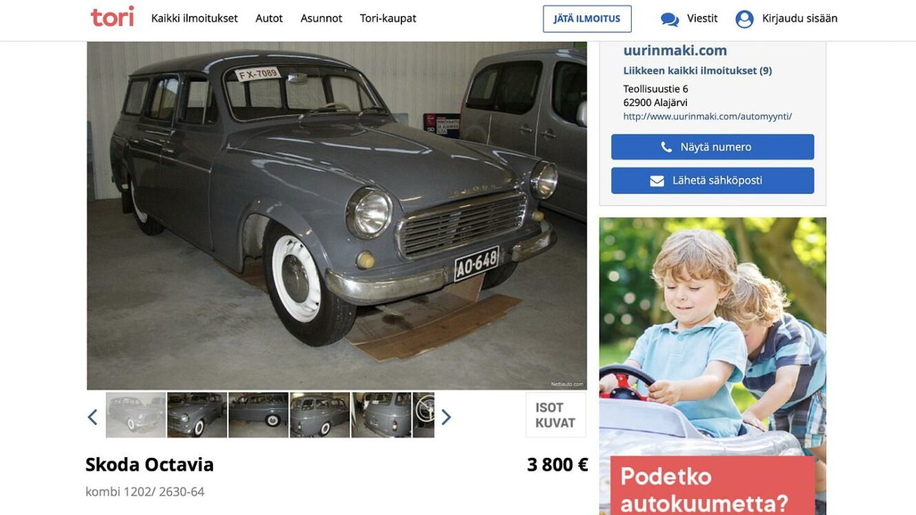 Škoda Octavia Combi - Tori.fi