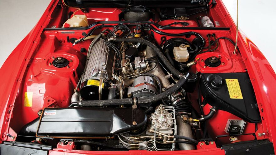 RM Sotheby's - Porsche 924 Carrera GTS engine
