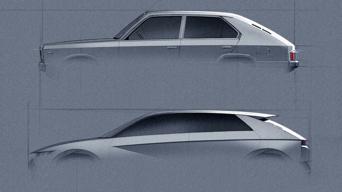 Hyundai silloin ja nyt Hyundai 45 Hyundai Pony Coupe Concept