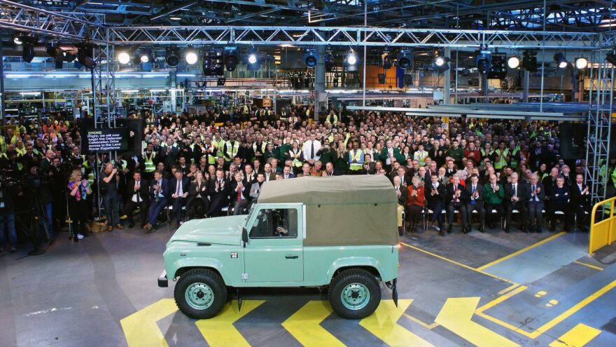 klassinen Land Rover Defender