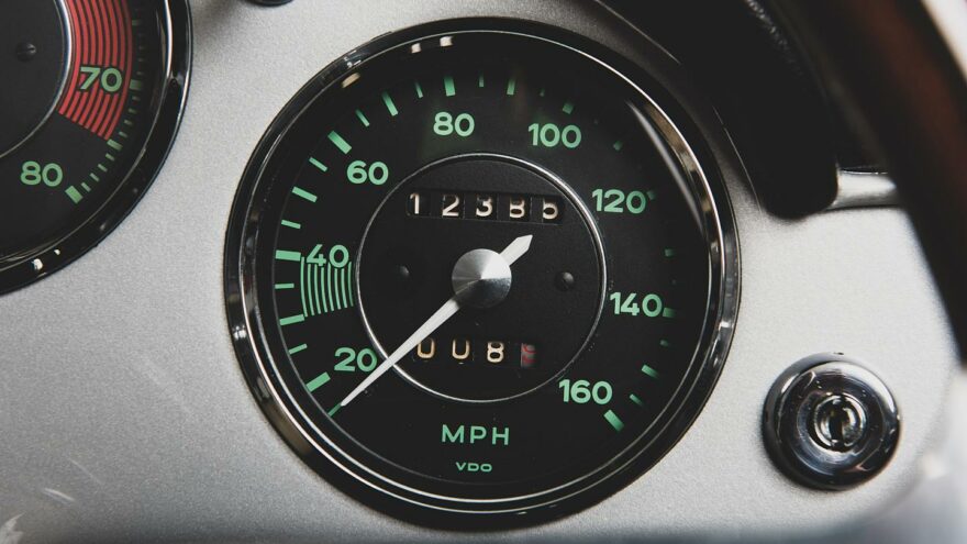 RM Sotheby's - Porsche 356 Carrera GT Speedster gauge