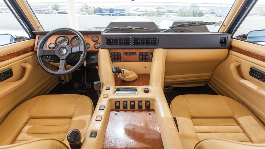 RM Sotheby's - Lamborghini LM002 interior