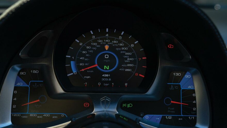 RM Sotheby's - Koenigsegg Agera R gauge