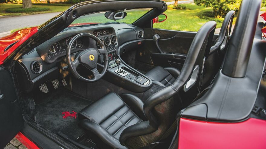 Ferrari 550 Barchetta Pininfarina prototyyppi interior - RM Sotheby's