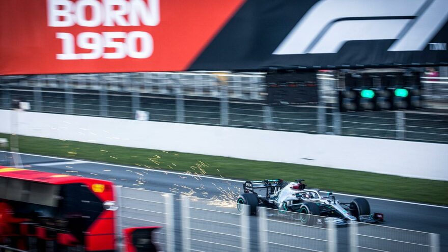 Mercedes-AMG F1 Barcelonan testi