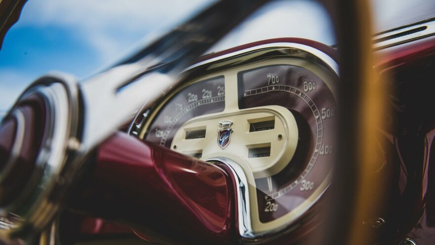 Fiat 8V Supersonic gauge - RM Sotheby's