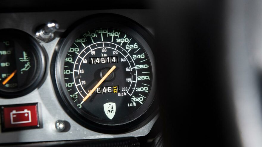 Lamborghini Countach LP500 S gauges – RM Sotheby’s