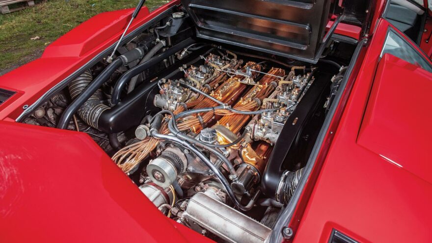 Lamborghini Countach LP500 S engine – RM Sotheby’s