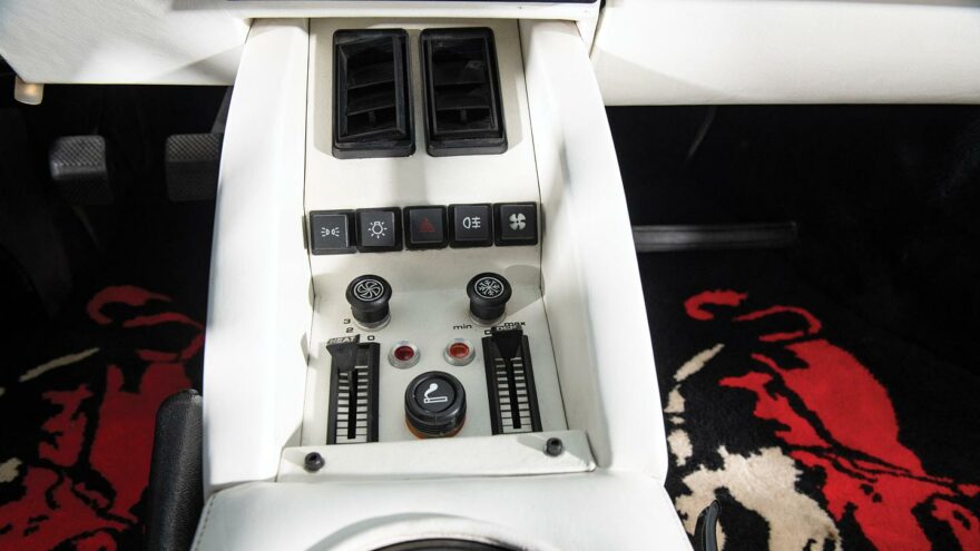 Lamborghini Countach LP500 S console – RM Sotheby’s