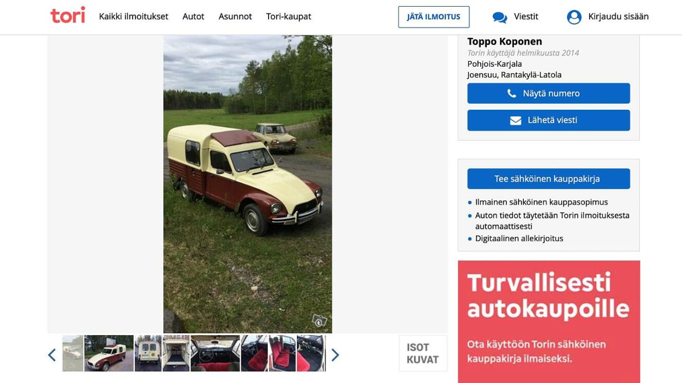 Citroën Acadiane - Tori.fi