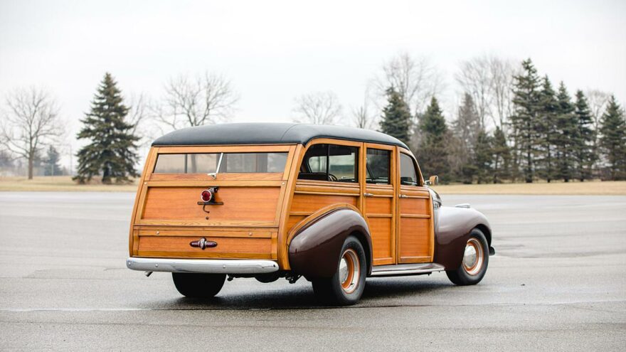 1940 Buick Super Estate Wagon rear quarter - RM Sotheby's