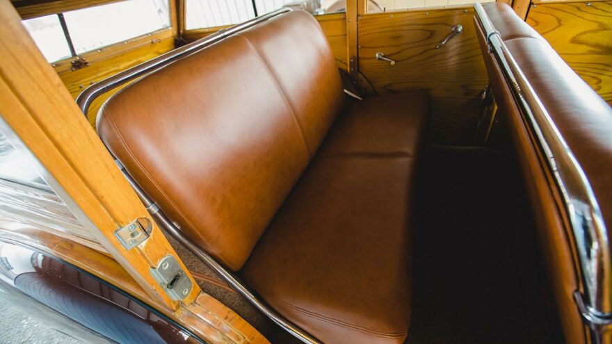 1940 Buick Super Estate Wagon rear seats - RM Sotheby's