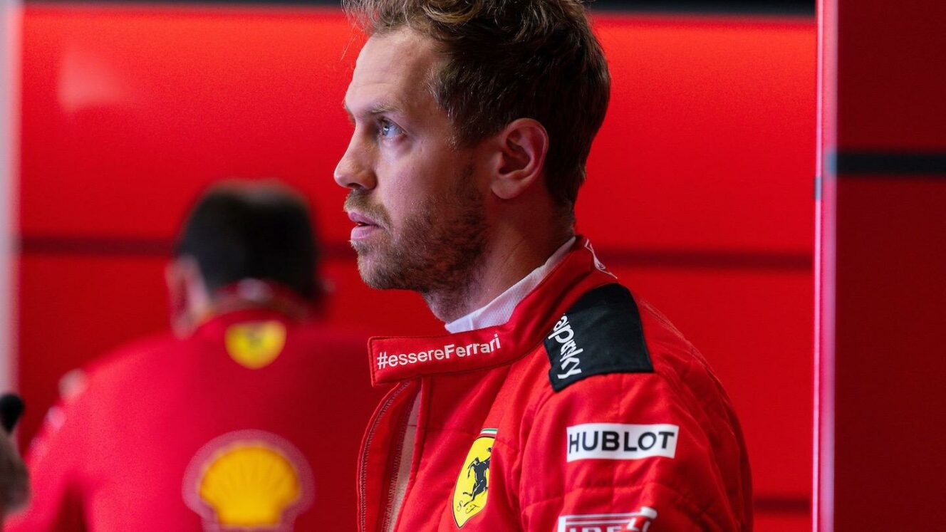 Sebastian Vettel Ferrari Aston Martin Perez