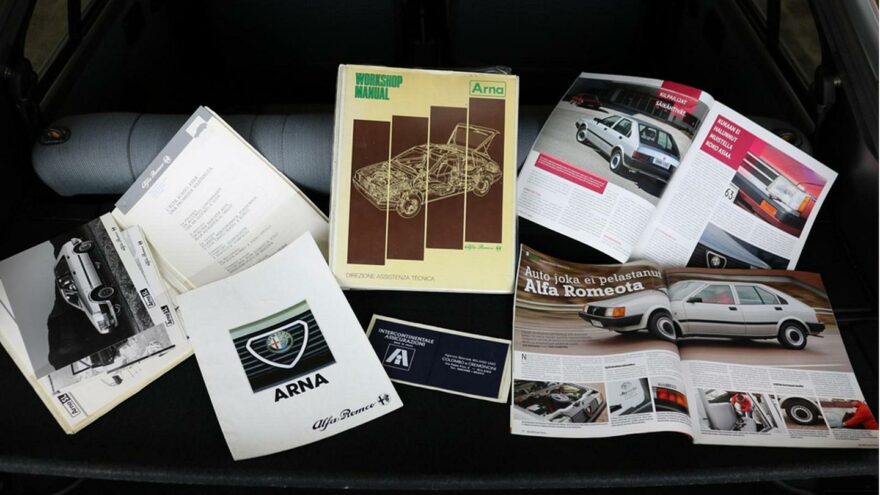 Alfa Romeo Arna dokumentaatio - Tori.fi