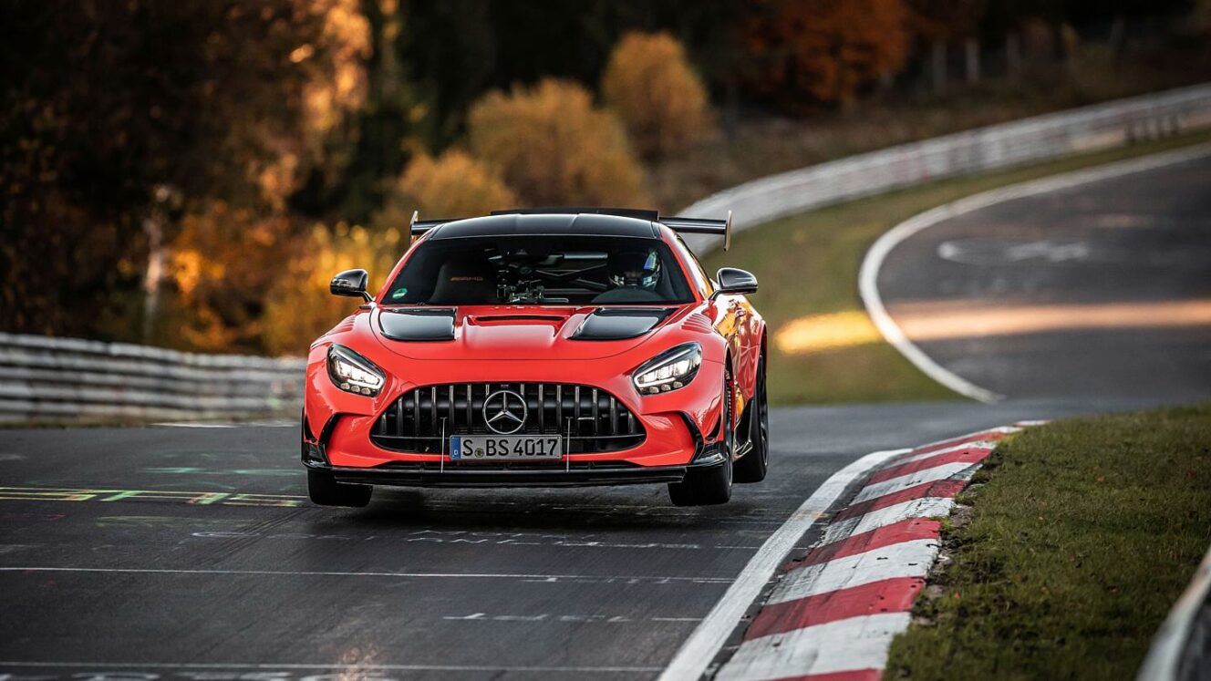 Mercedes-AMG GT Black Series 2020, Outdoor, Nürburgring Nordschleife, AMG magmabeam