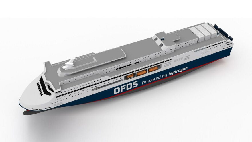 DFDS Europa Seaways vety polttokenno matkustaja-autolautta