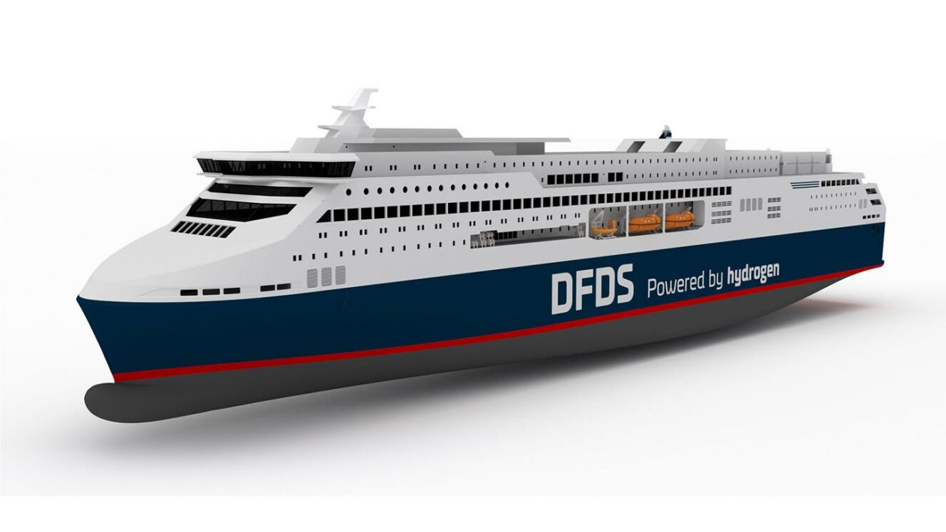 DFDS Europa Seaways vety polttokenno vetykäyttöinen matkustaja-autolautta
