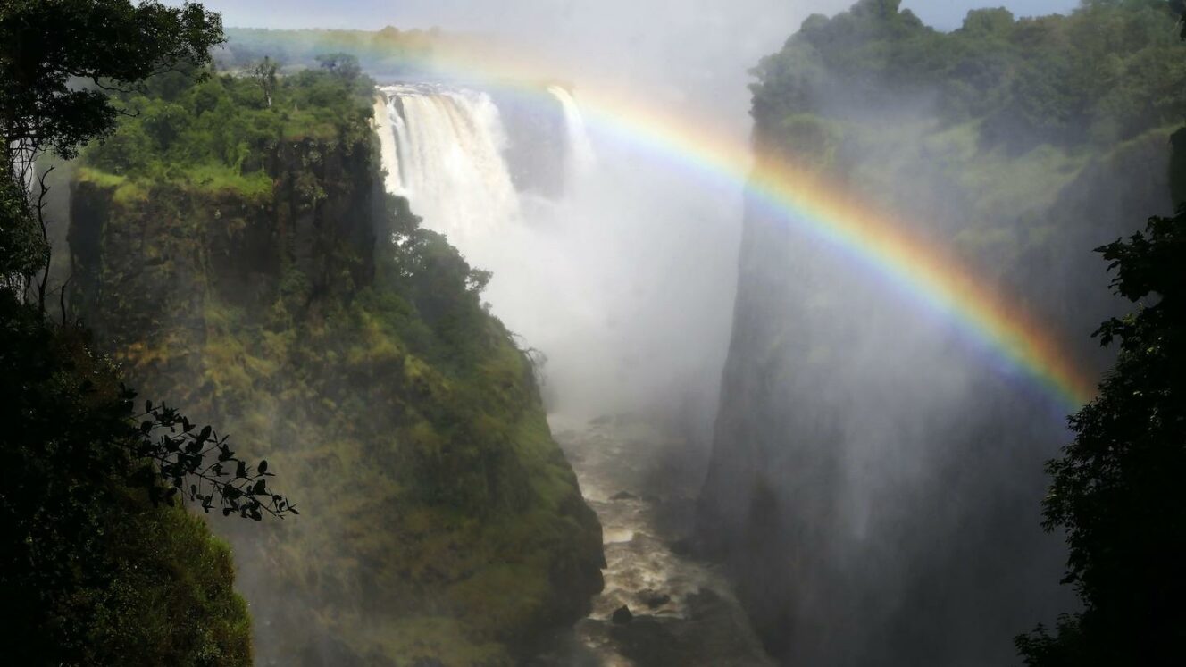 Victorian putoukset Victoria Falls Sambia Zimbabwe
