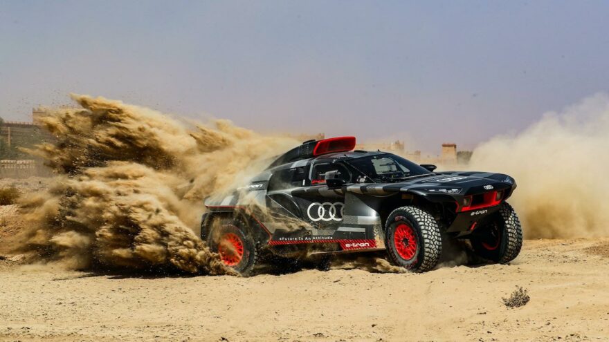 Ken Block Audi RS E-Tron Dakar Marokko