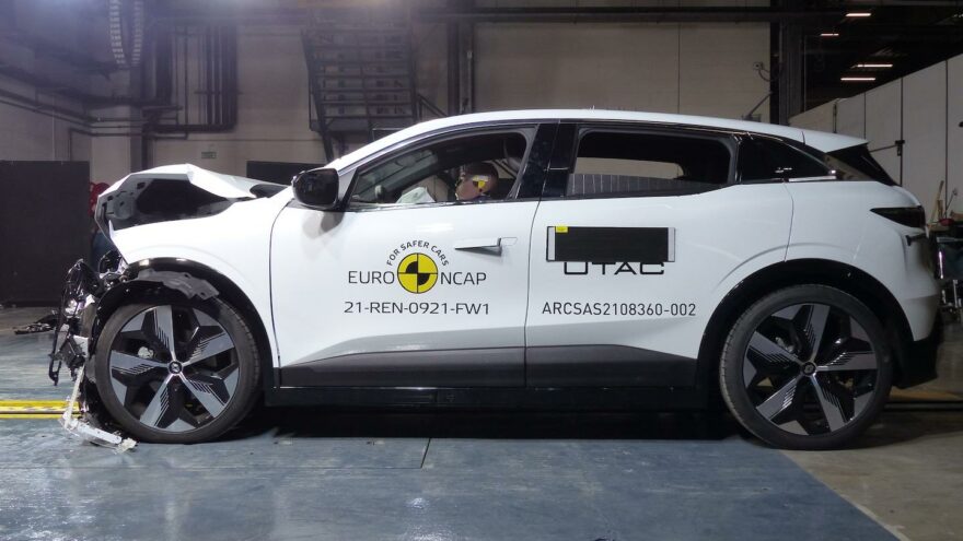 Renault Megane E-Tech Electric Euro NCAP testitulos