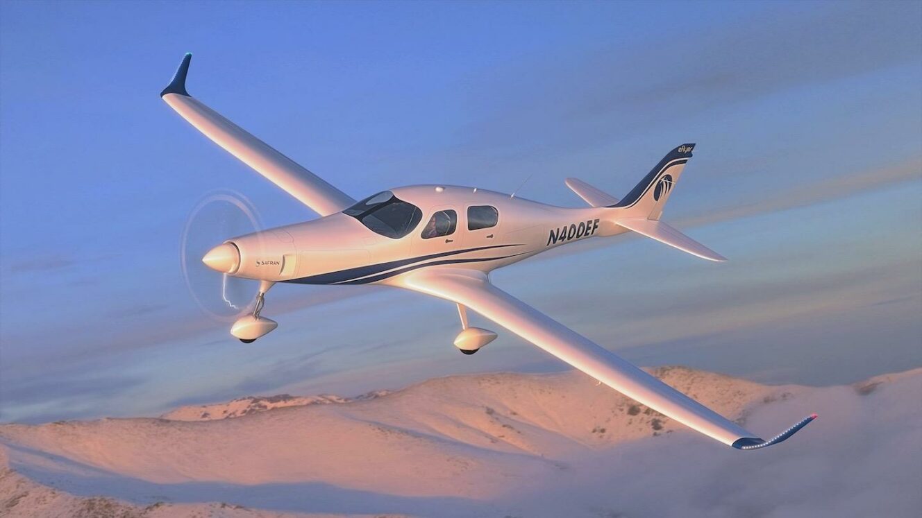 Bye Aerospace eFlyer 4 sähkölentokone lentokone sähkö