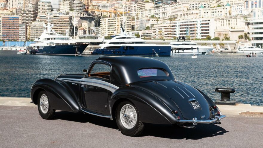 1947 Delahaye 135 MS Sport Coupé by Chapron Louis Chiron huutokauppahelmet RM Sotheby's