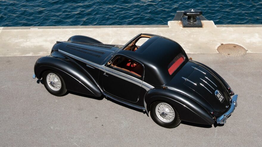 1947 Delahaye 135 MS Sport Coupé by Chapron Louis Chiron huutokauppahelmet RM Sotheby's