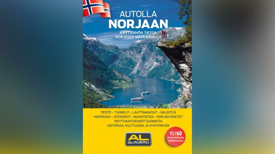 Autolla Norjaan opas kartta Autoliitto automatkailu
