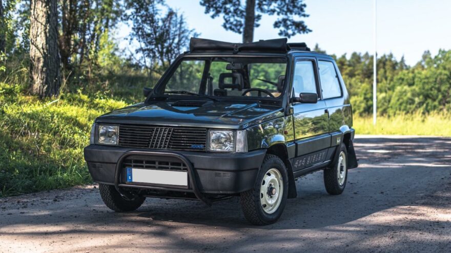 Fiat Panda 4x4 Sisley huutokauppahelmet neliveto klassikko