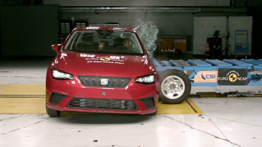 SEAT Ibiza Euro NCAP turvallisuus testi koe törmäys