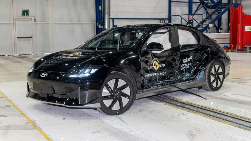 Euro NCAP törmäys testi turvallisuus Hyundai Ioniq 6