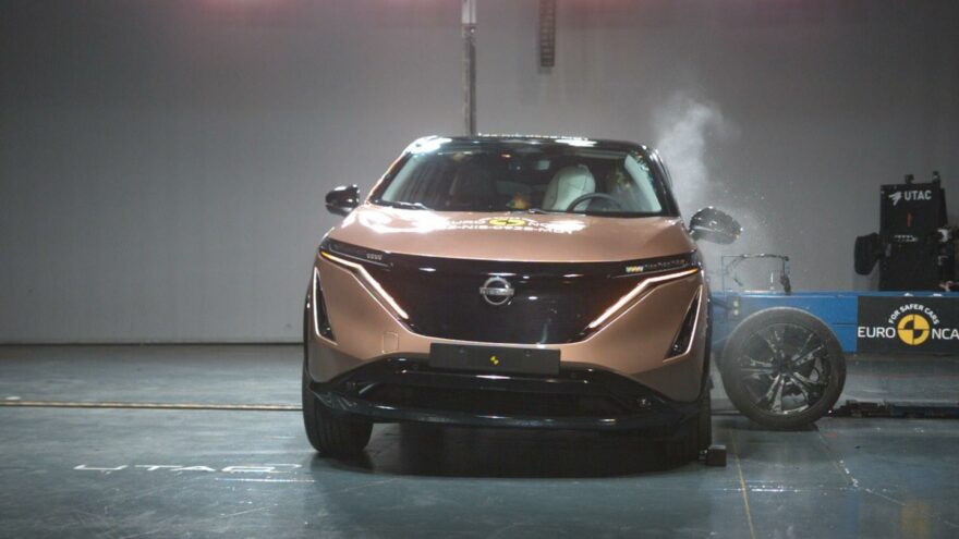Euro NCAP törmäys testi turvallisuus Nissan Ariya