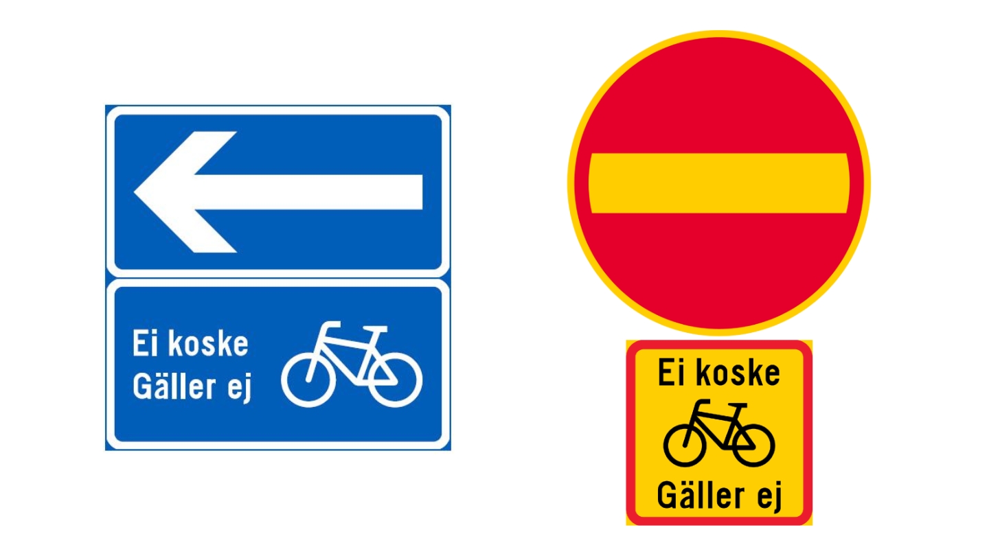Pyöräilijän liikennesäännöt – Tunne pyöräilijää koskevat liikennemerkit