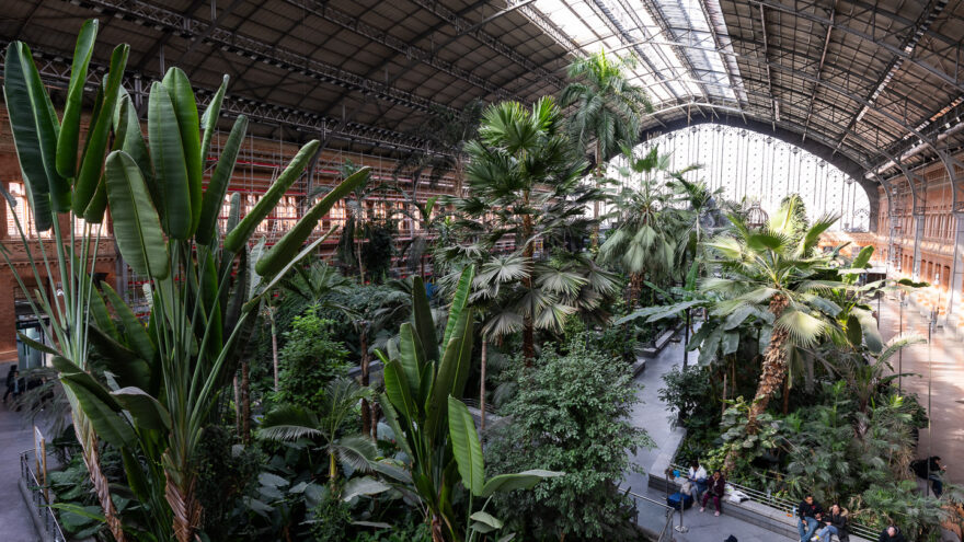 Madrid Atocha juna asema rautatie