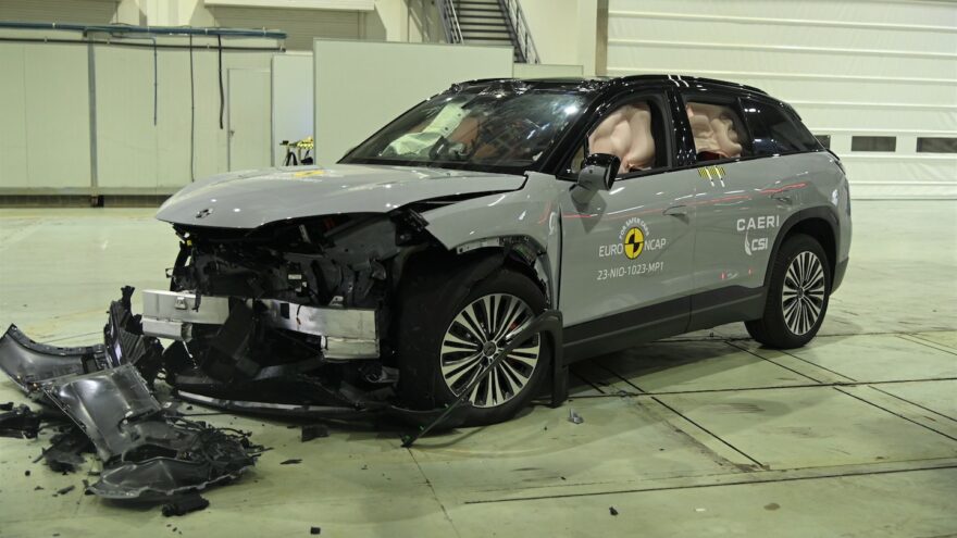 NIO ET5 EL7 Euro NCAP 2023 testi törmäys turvallisuus kolari