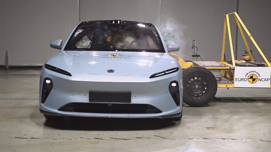 NIO ET5 EL7 Euro NCAP 2023 testi törmäys turvallisuus kolari