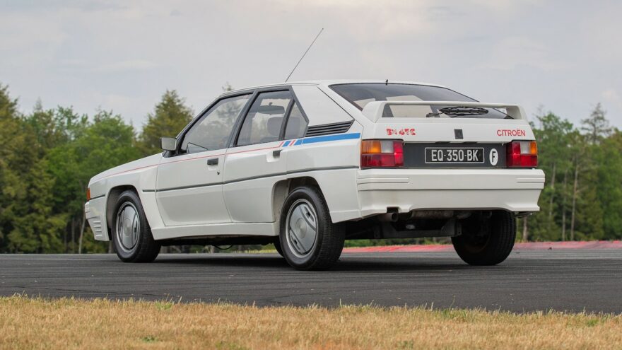 Citroën BX 4TC huutokauppa luokittelumalli ralli B-ryhmä