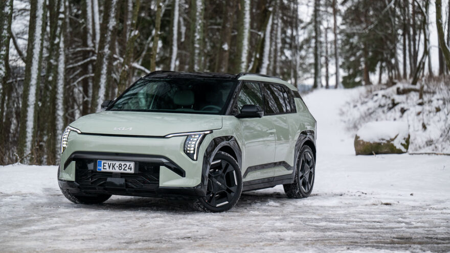 Kia EV3 koeajo sähköauto Vuoden Auto Suomessa 2025