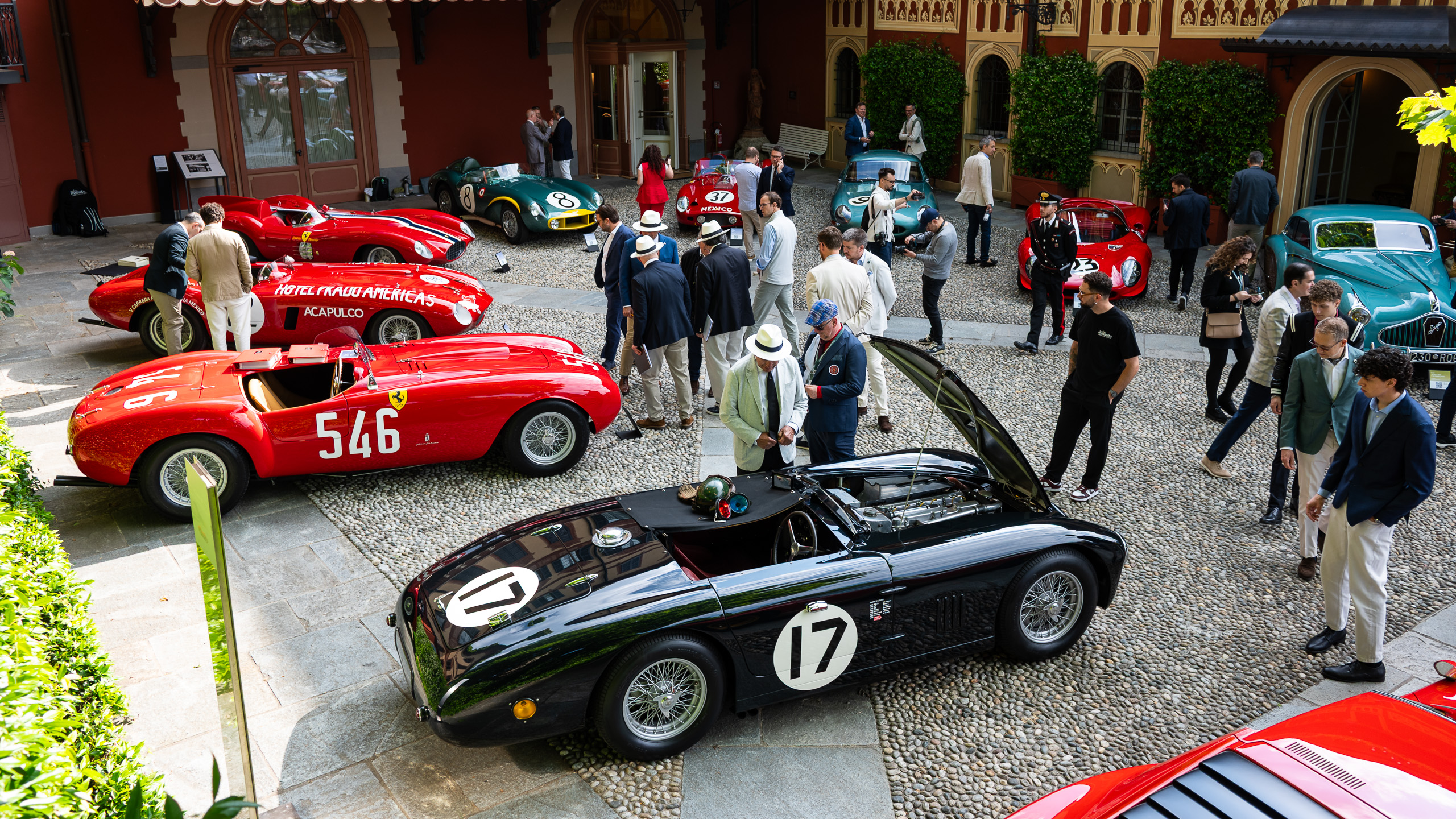 Concorso d'Eleganza Villa d'Este 2025 autonäyttely concourse Como Italia klassikkoautot taivas